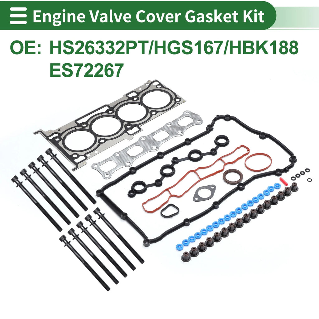 Engine Valve Cover Gasket Kit for Dodge Avenger 2.4L SXT (2008–2014)