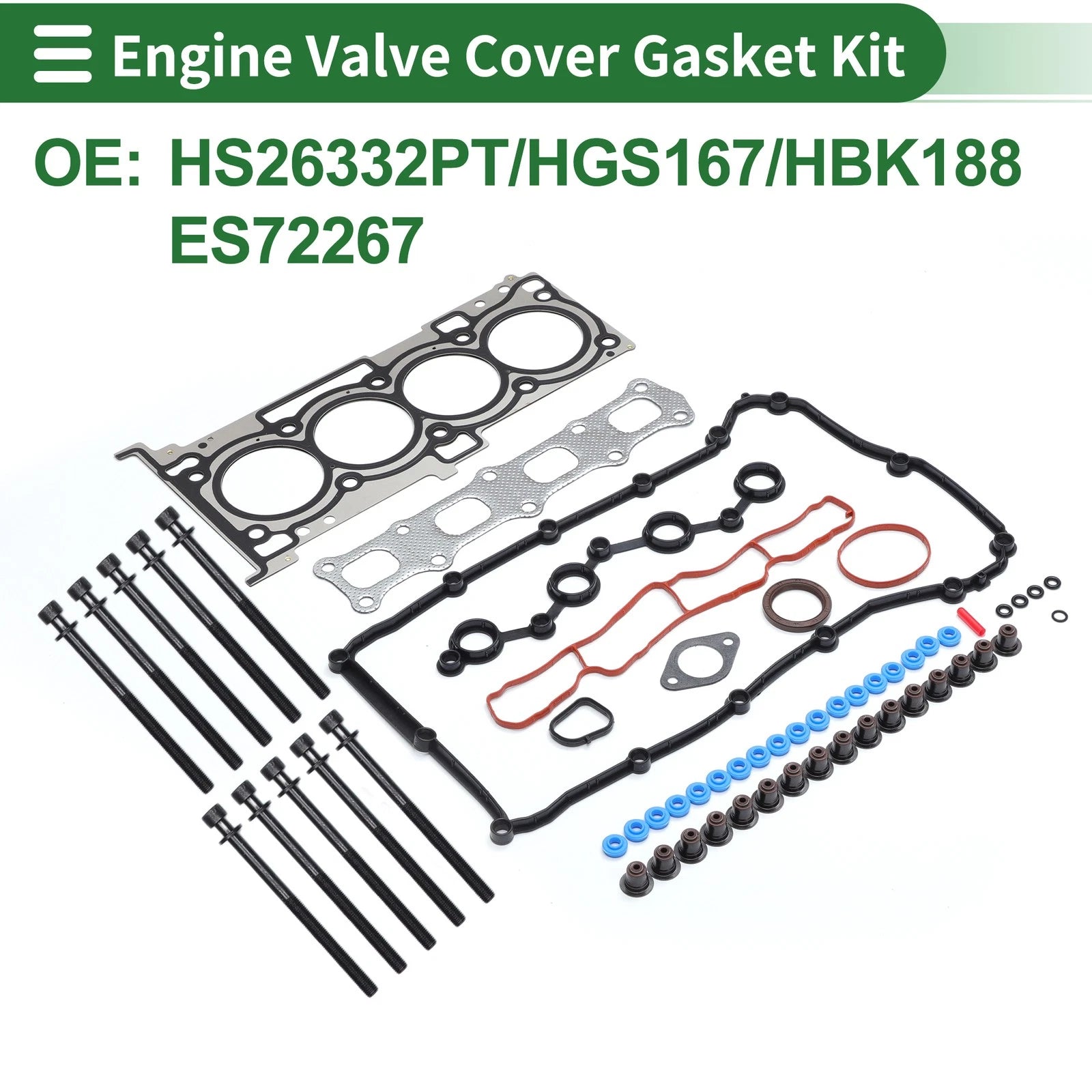 Engine Valve Cover Gasket Kit for Dodge Avenger 2.4L SXT (2008–2014)