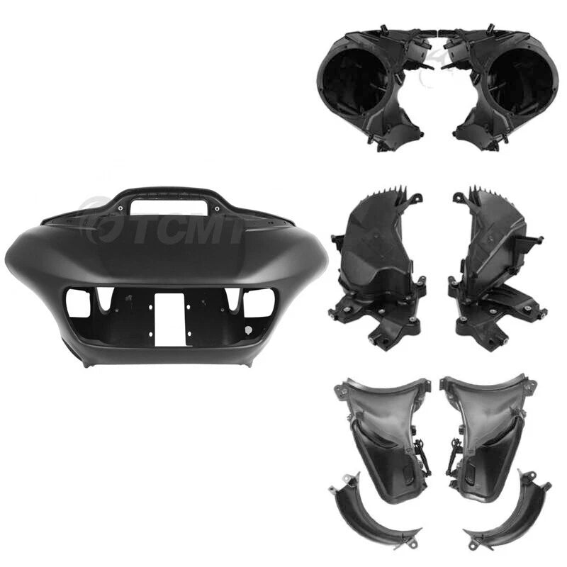 Matte Fairing Speaker Storage Glove Box Air Duct for Harley Road Glide (2015–2023)