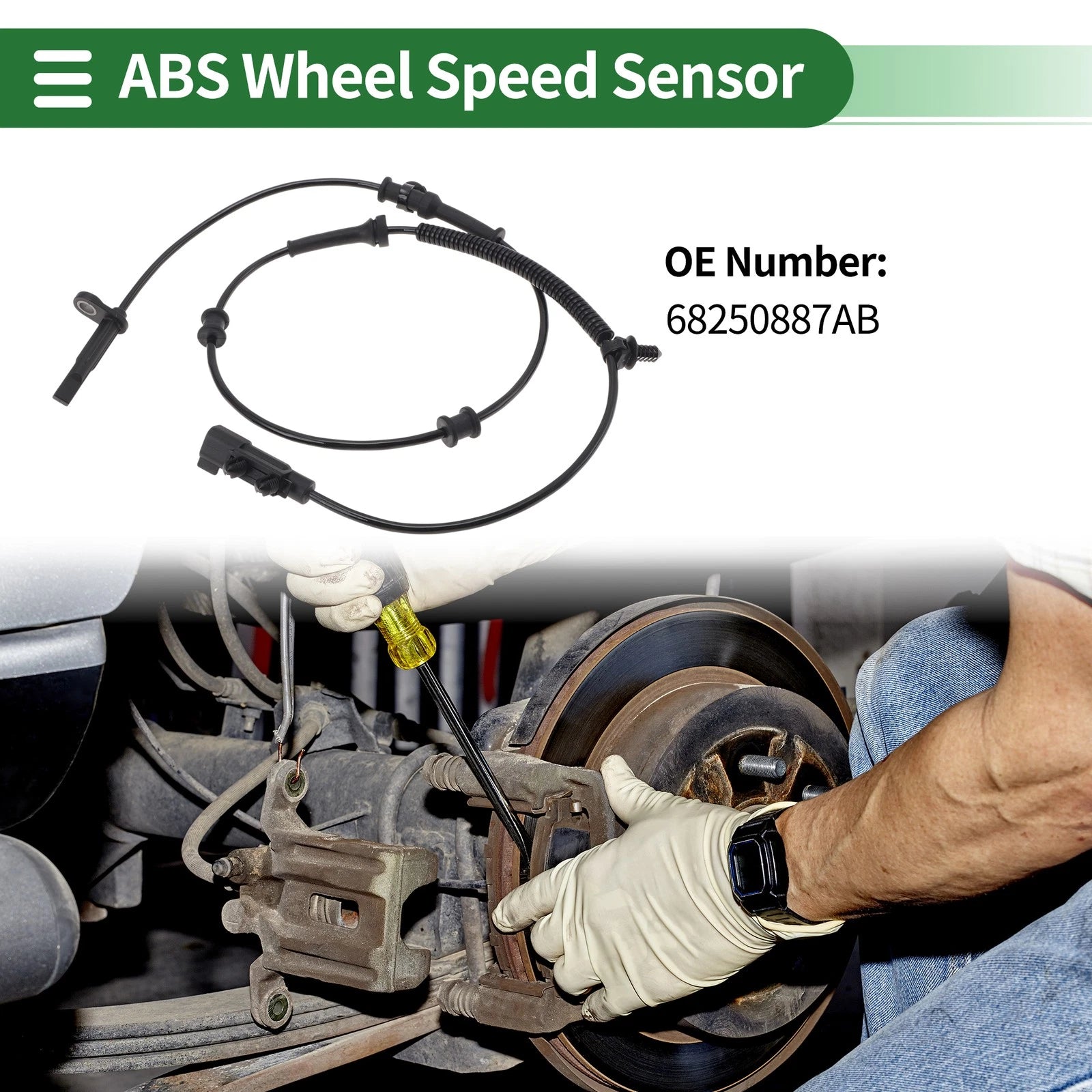 ABS Wheel Speed Sensor Replacement for Dodge Durango (2016–2020)