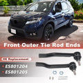 Front Left Right Outer Tie Rod Ends Replacement for Honda Passport Ridgeline (2019–2024)