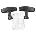 2X 5mm Starter Rope Pull Cord for Engines (4ft)