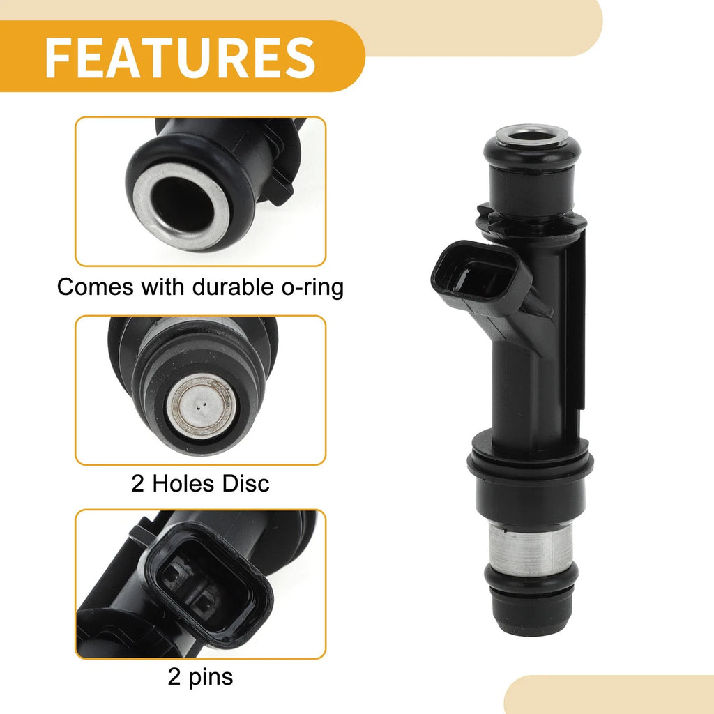 Fuel Injector Replacement for Chevrolet Cavalier 2.2L (2000–2002) 1pc Black