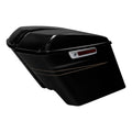 5" Stretched Saddlebags for Harley Electra Glide (2014–2023) Black Quartz