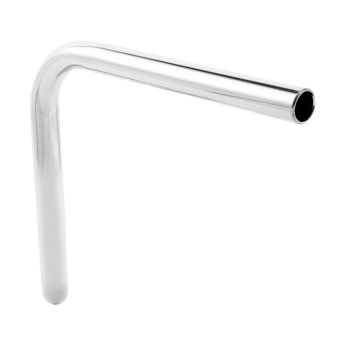 Chrome/Black 10" Ape Hanger Handlebars for Harley FLST (Fits 2010–2016)