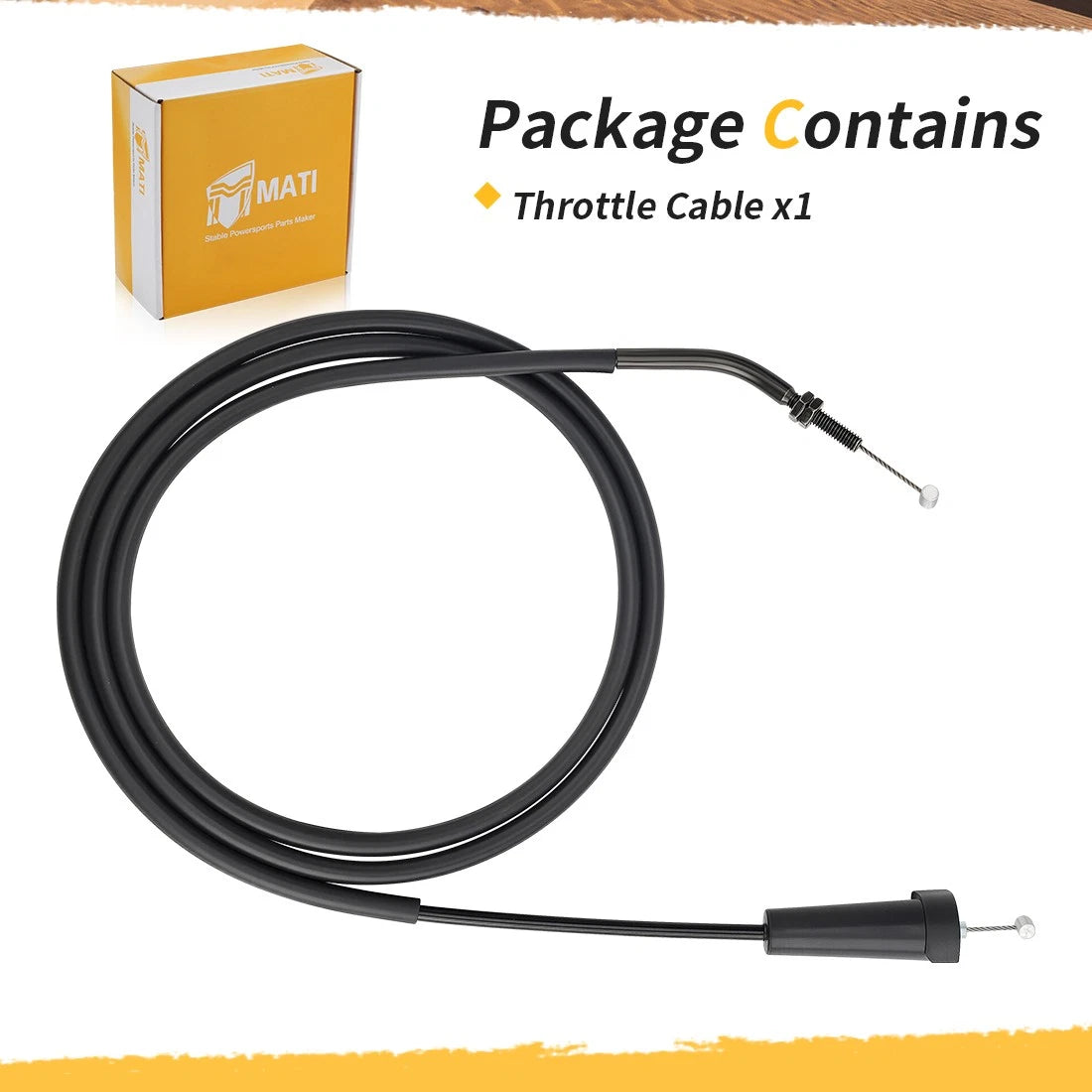 Throttle Cable for Arctic Cat 300 250 (2001–2005) 0487-019