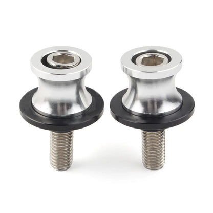 10mm Swingarm Spools Slider for Kawasaki ZX6R (1998–2011) - Silver