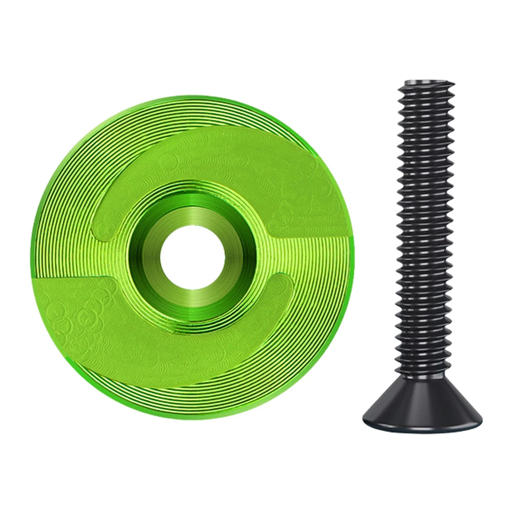 Aluminum Alloy CNC Machined Bike Stem Cap for 32mm Handlebar Stem