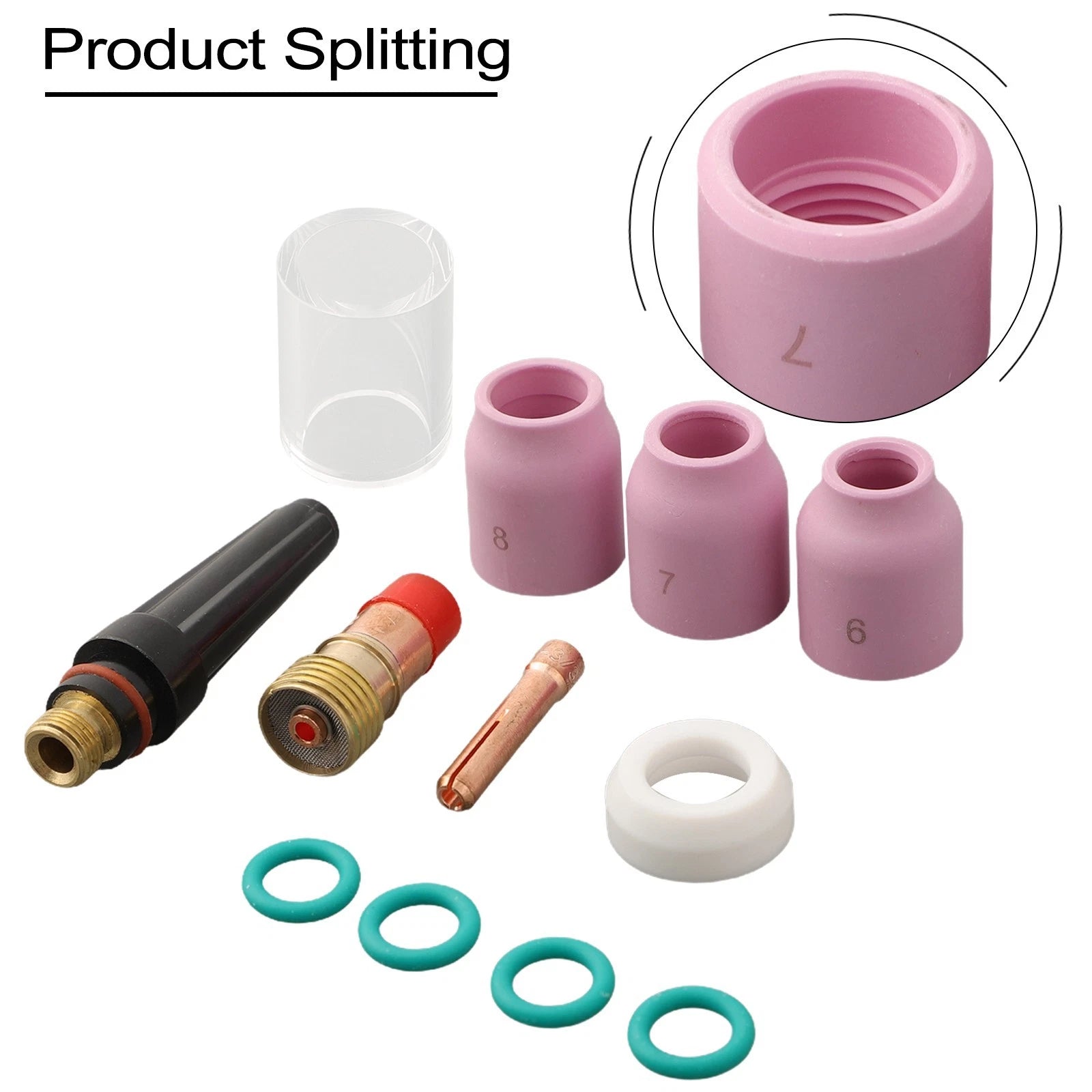 Gas Lens O-Rings Kit for DB WP 10 (SR)