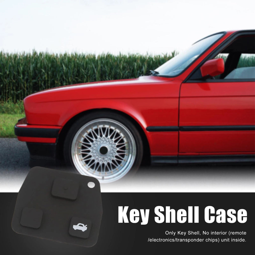 Car Key Fob Shell Case Pad Replacement for Toyota Avensis Corolla Rav4 (3-Button)