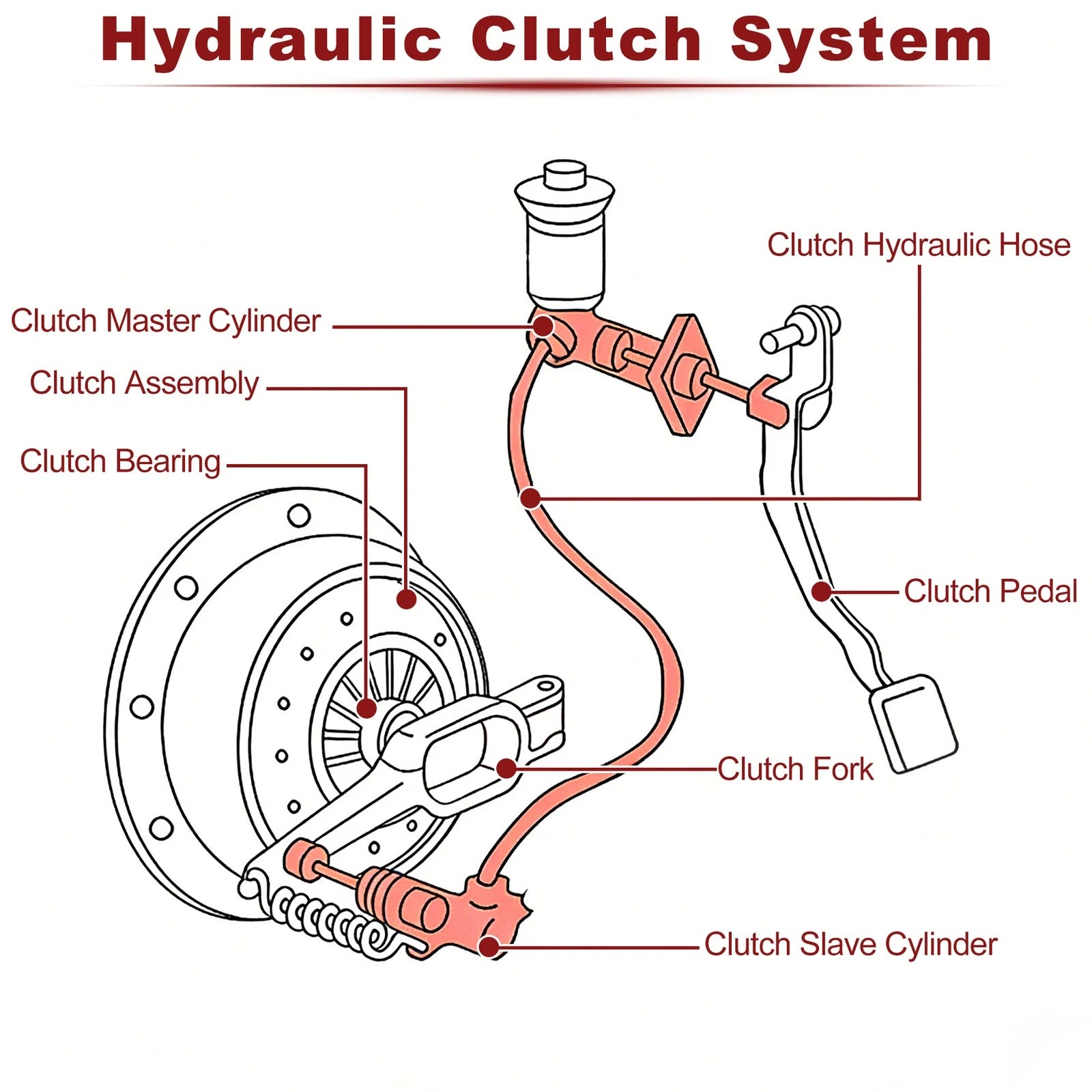 Clutch Master Cylinder for Chevrolet Captiva (2007–2018) 24251413