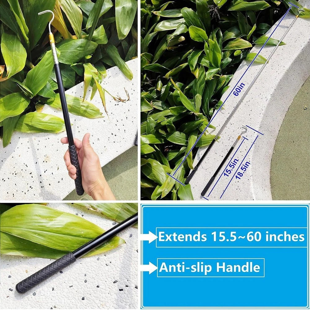 RV Awning Opener for Easy Use with Comfortable Grip and Adjustable Length