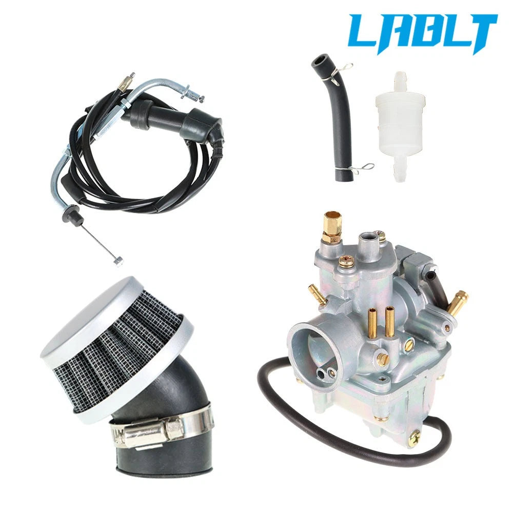 Carburetor Air Filter & Throttle Cable for PW80 (1983–2006)