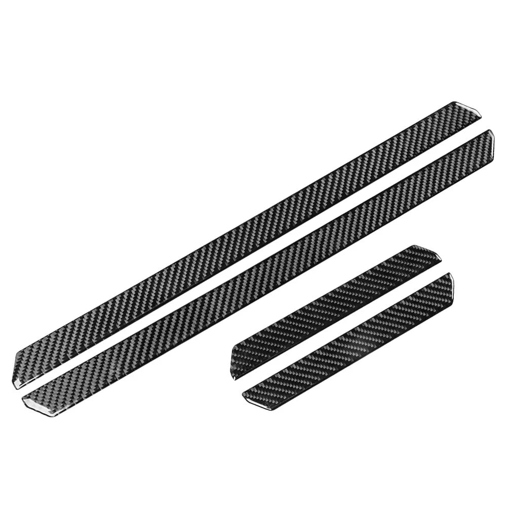 Carbon Look Door Sill Scuff Protector for VW Golf 8 MK8 (2021–2023)