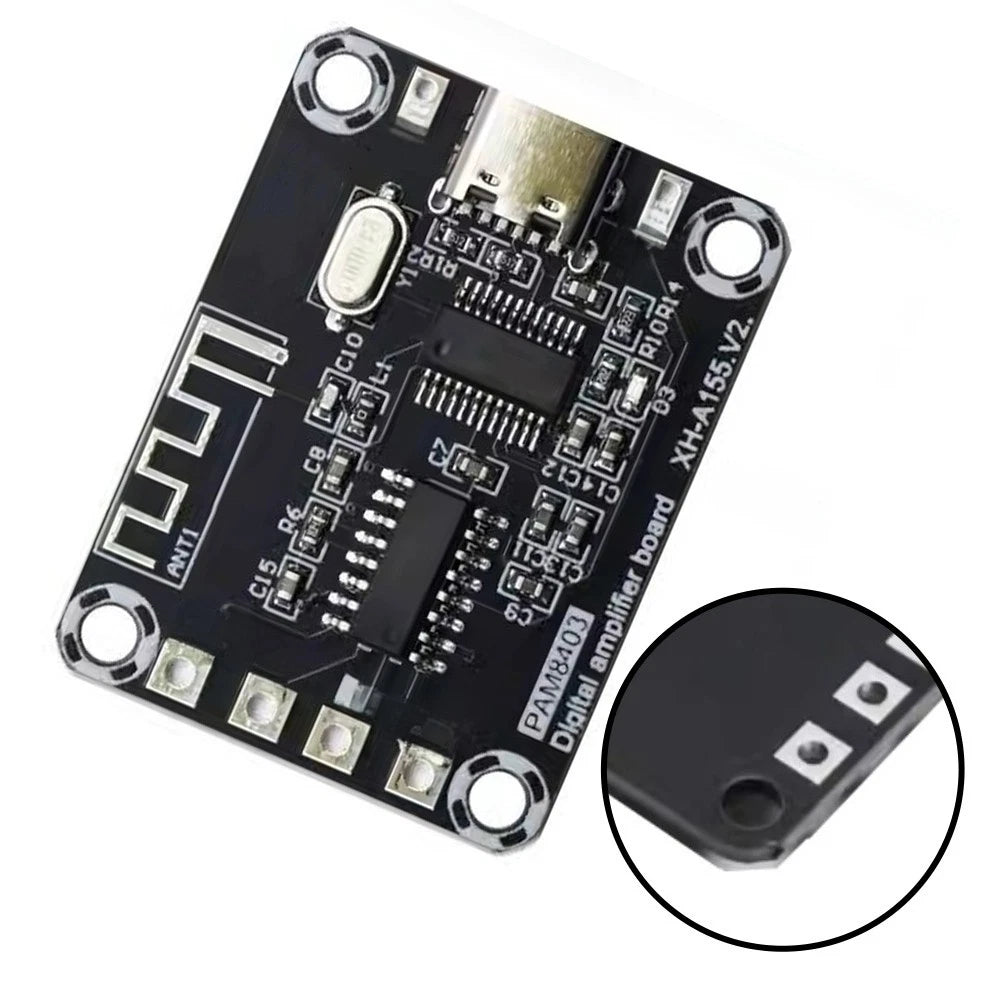 Dual 5W PAM8403 Digital Audio Board for Speaker Systems (48 Ohm)