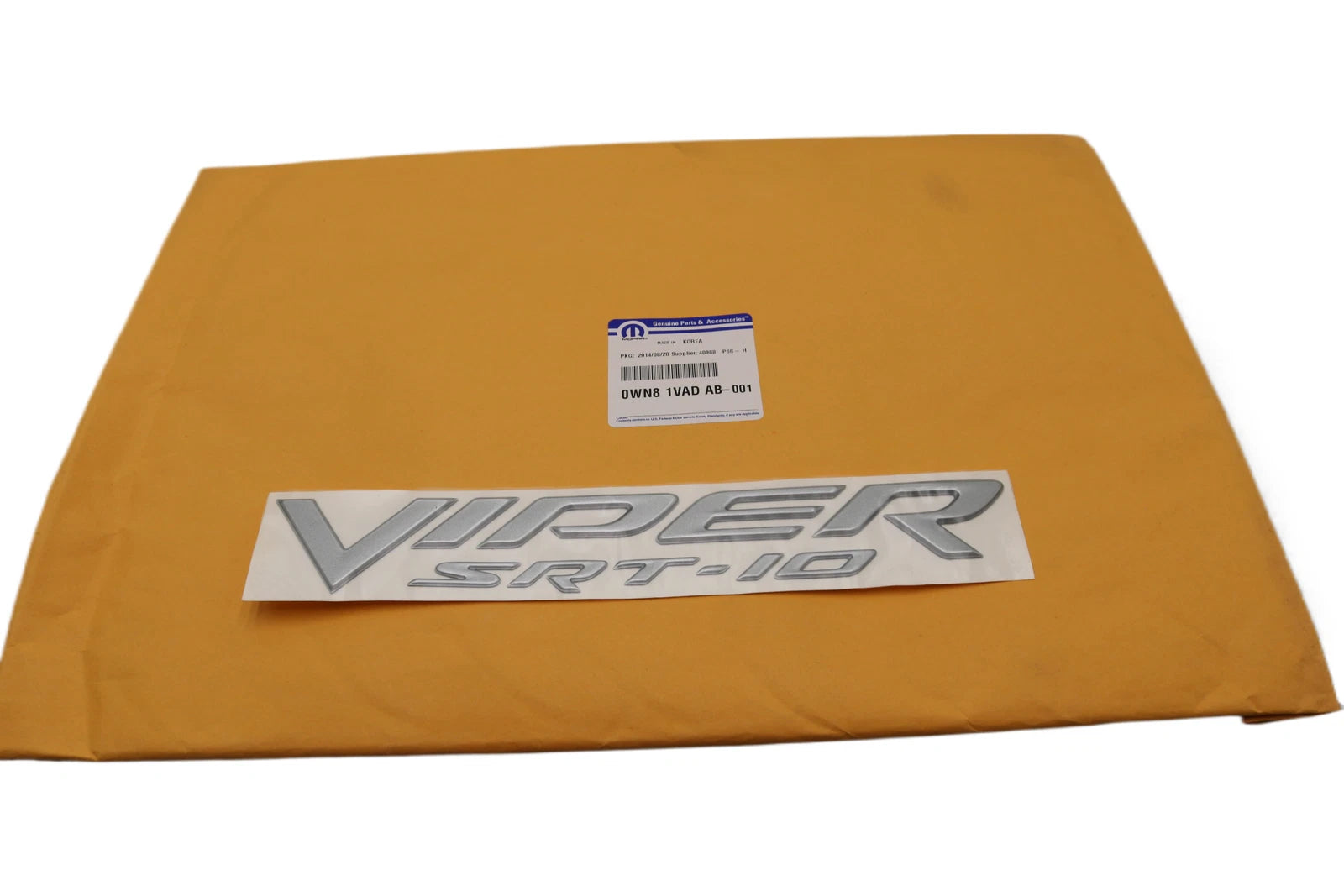 Side Decal for Dodge Viper SRT-10 (2003–2005) WN81VADAB