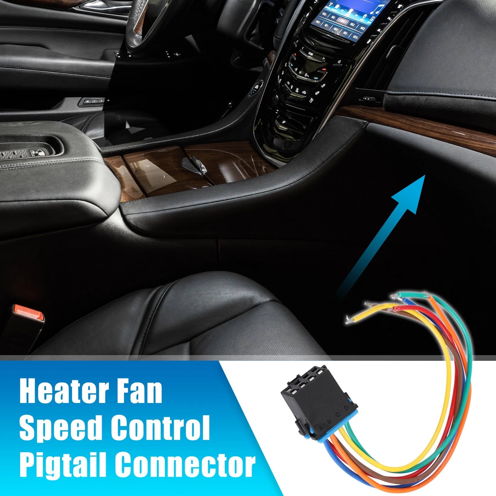AC Heater Climate Fan Control Wiring Harness for Chevrolet Tahoe (2000–2006)