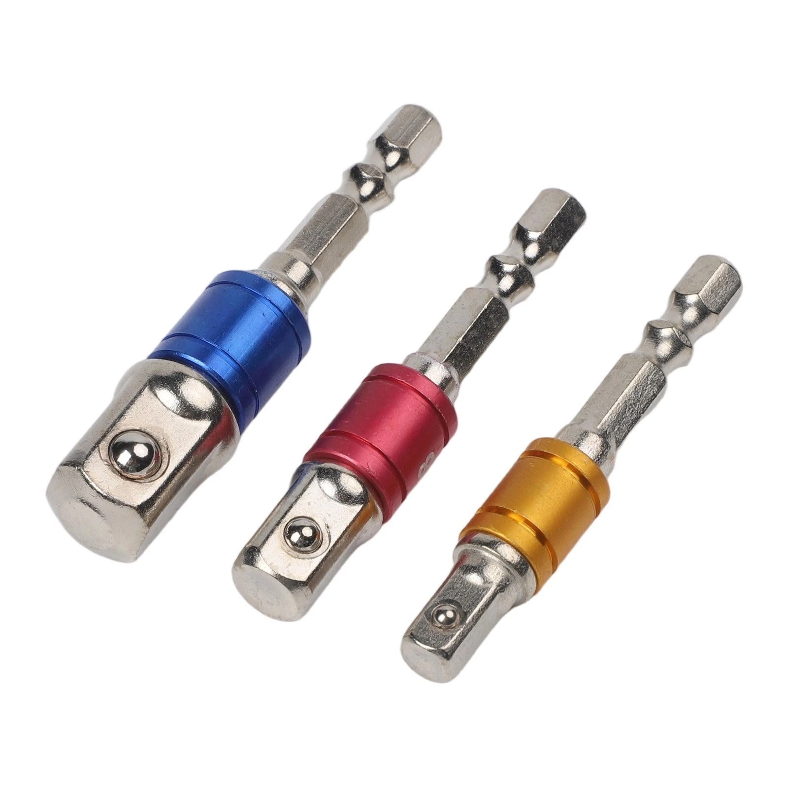 3pcs Hex Rods with Magnetic Locking for Power Drill Compatibility