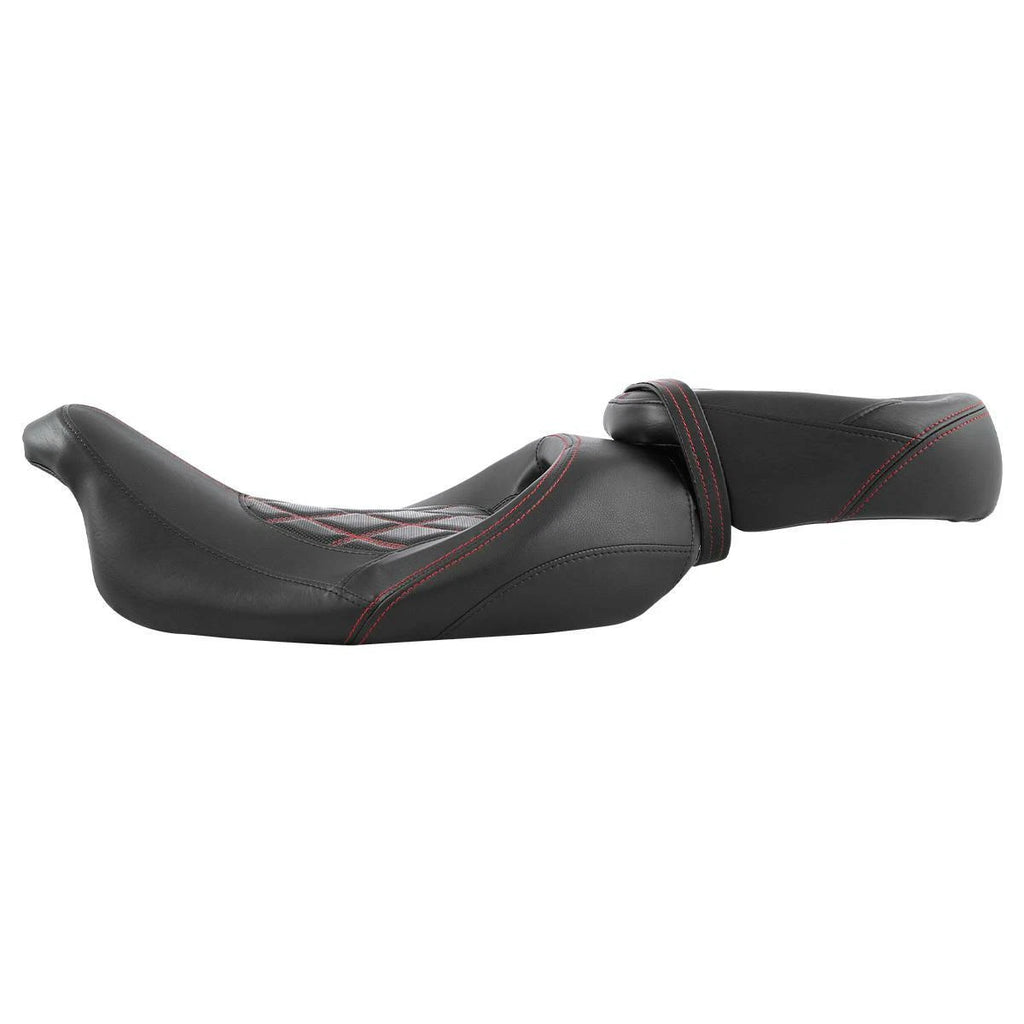 Driver/Passenger Seat for Harley Road Glide (2009–2023) Red Stitching