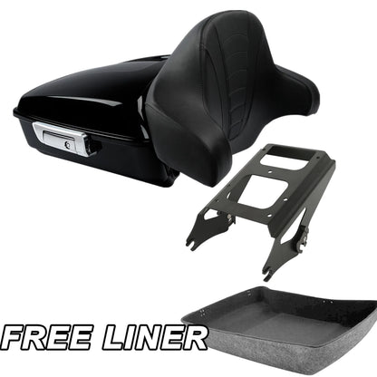 Chopped Trunk Pad Mount Rack for Harley Touring Electra Glide (2009–2013)