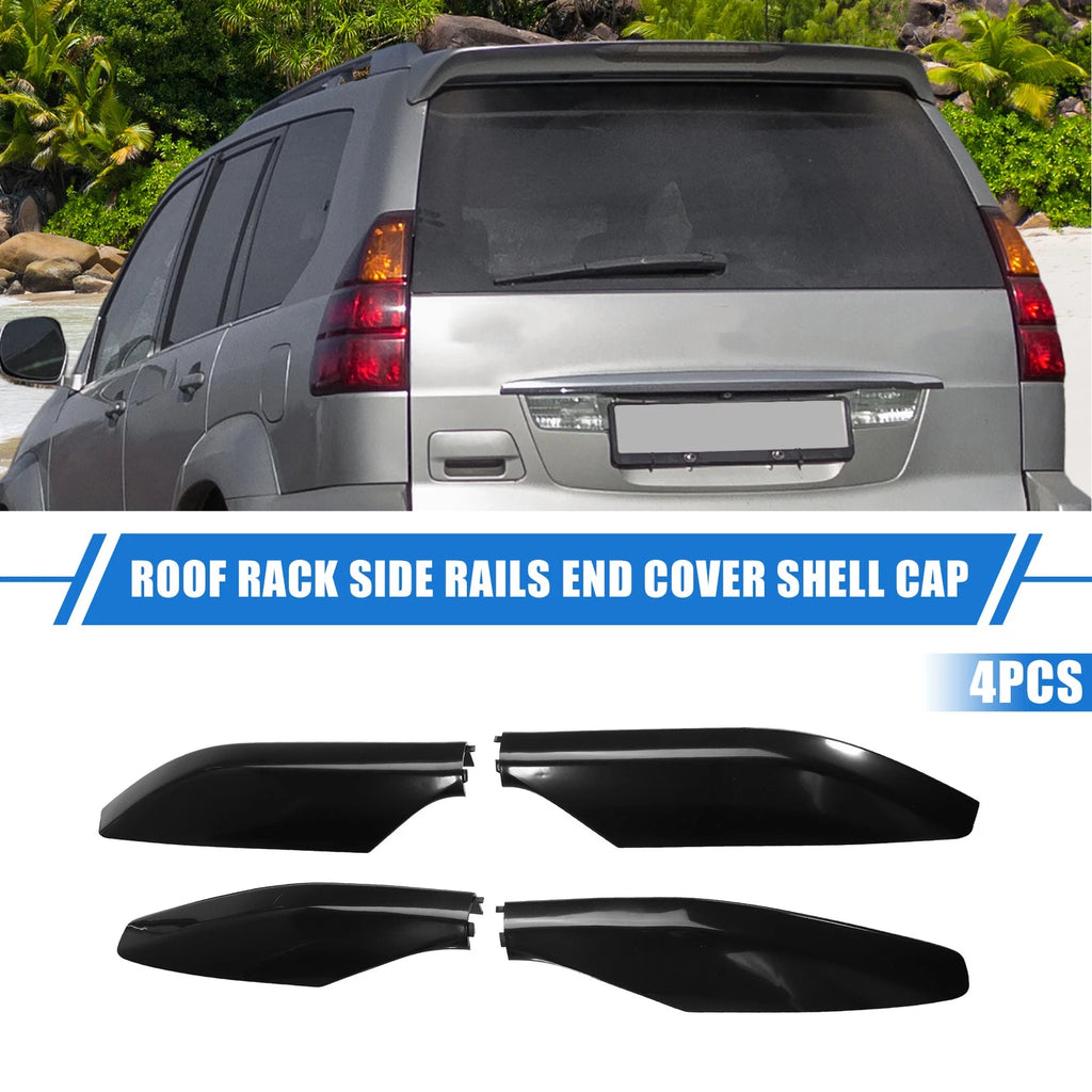 Roof Rack Side Rails End Covers Set for Lexus GX470 (2003–2009)
