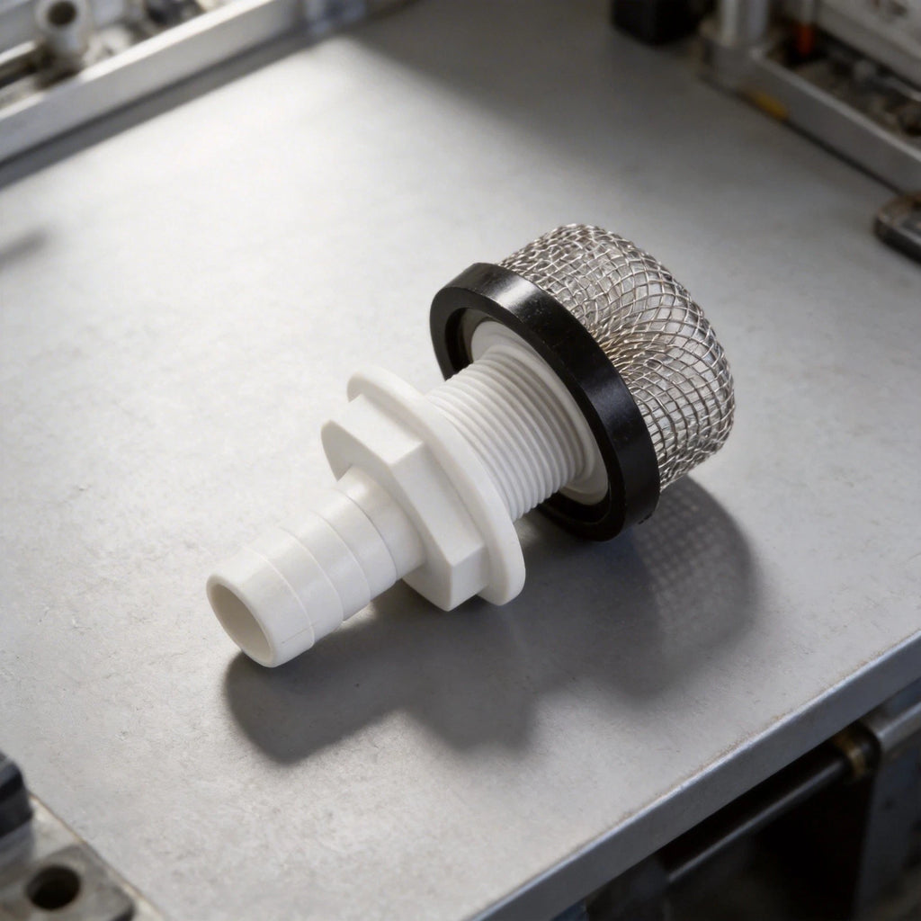 Thru Hull Connector for Marine Fish Tank (Streamlined Oxygenation)