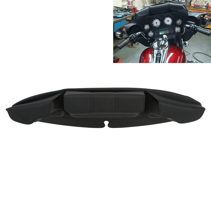 3 Pocket Windshield Bag Pouch for Harley Electra Glide (2014–2024)
