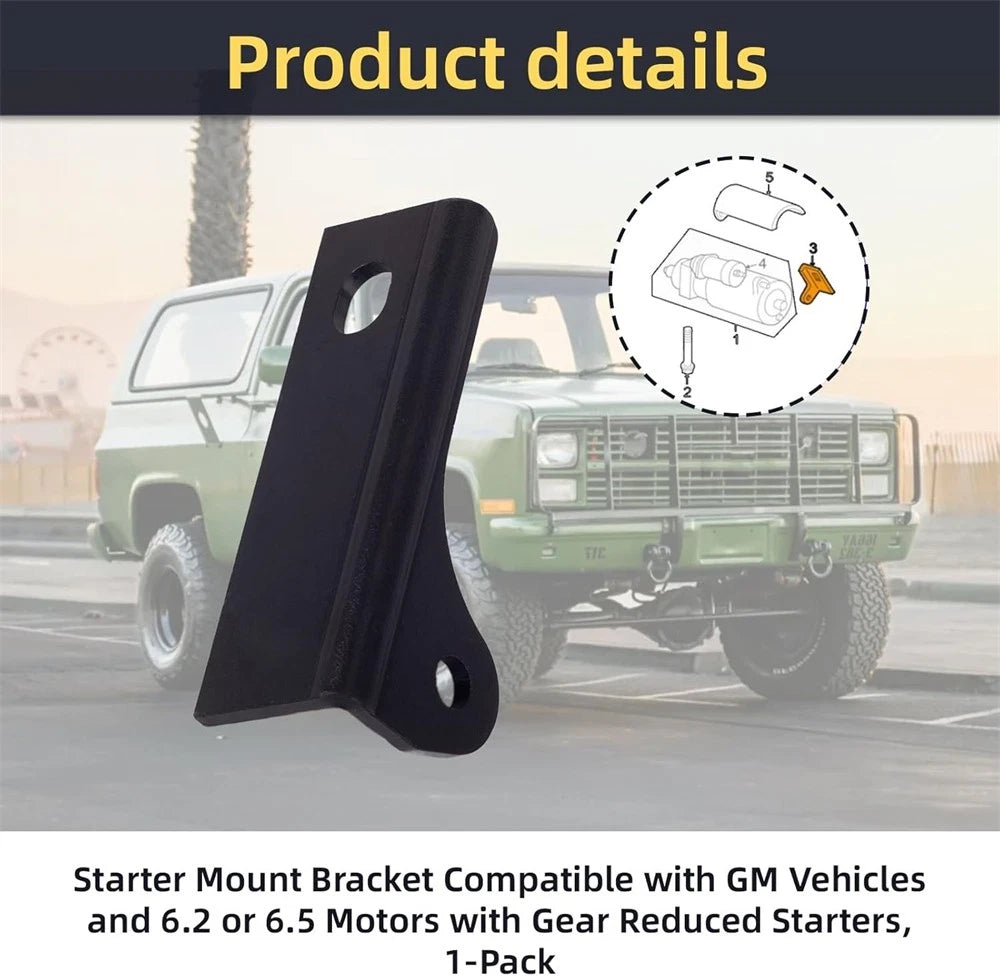 Starter Mount Bracket 23502557 for GMC Jimmy Chevrolet Blazer (1989–2002)