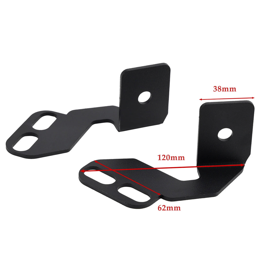 Side LED Light Pods Windshield Mount Brackets for Kawasaki Teryx (2008–2023)