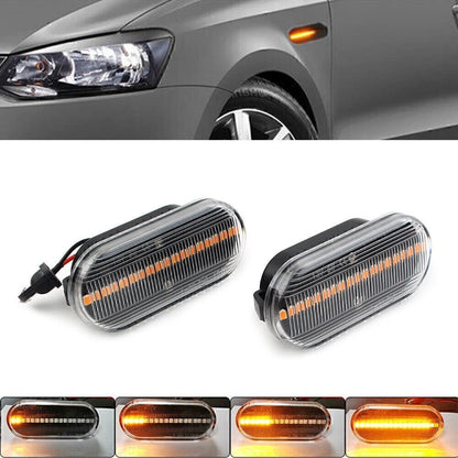 2X Side LED Marker Amber Turn Signal Light for Volkswagen Bora Golf (1991–2005)