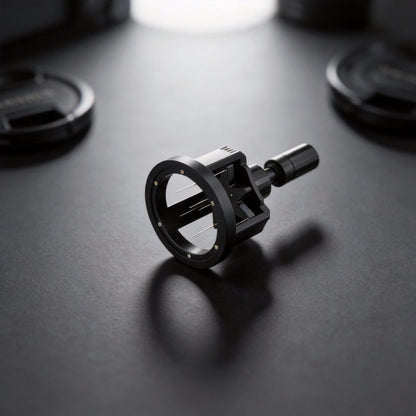 Adjustable Needle Height Espresso Tool for Even Coffee Grounds Distribution
