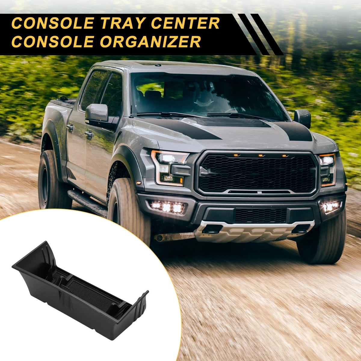 Center Console Armrest Organizer Tray for Land Rover Defender 90 110 130 (2020–2024)