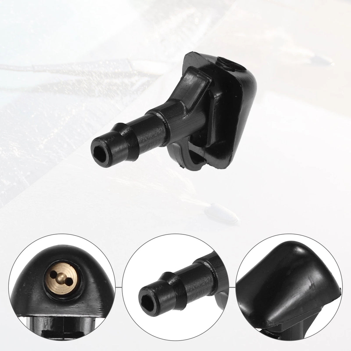 2X Windshield Wiper Washer Nozzle Spray Jet for Nissan Frontier Navara