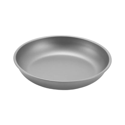Lightweight Titanium Camping Plate for Picnic Use