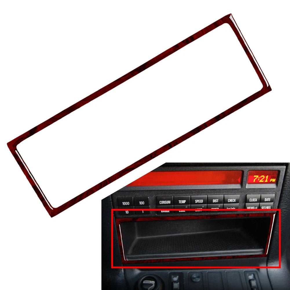 Center Console Storage Box Frame Cover Trim for BMW 3 Series E36 (1991–1999)