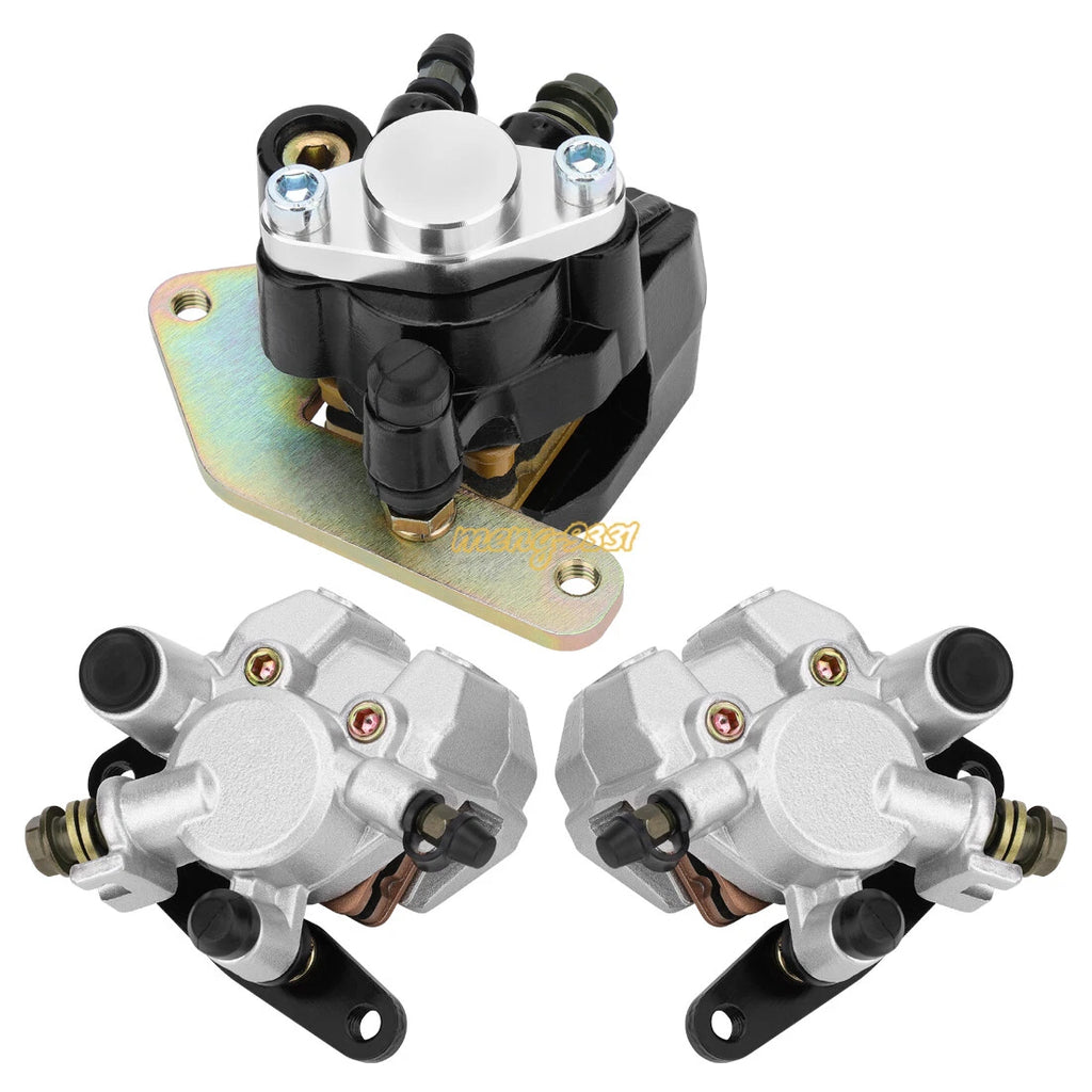 Front & Rear Brake Caliper with Pads for Yamaha Banshee 350 (1990–2006)