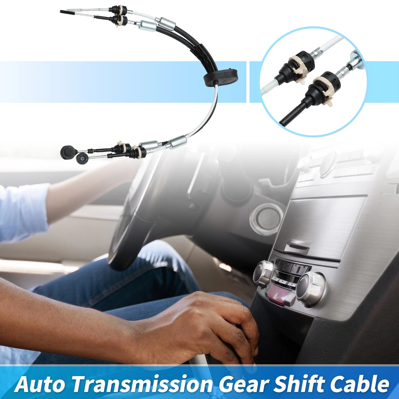 Manual Transmission Shift Shifter Cable Replacement for Chevy Cruze (2011–2016)