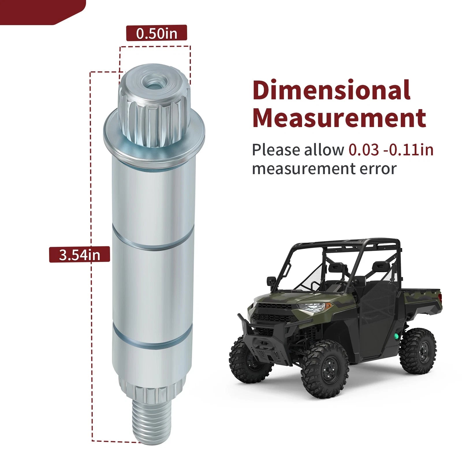 Main Gearcase Shift Shaft 3235238 for Polaris Ranger 500 570 XP 900 1000 (2013–2021)