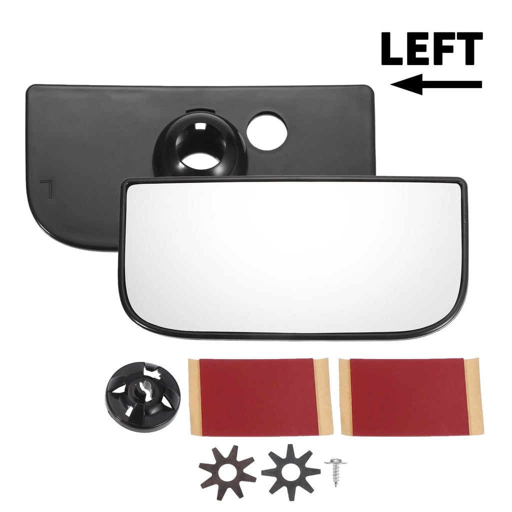 Left Side Mirror Glass White Non Heated for Chevrolet Tahoe GMC (2007–2014)