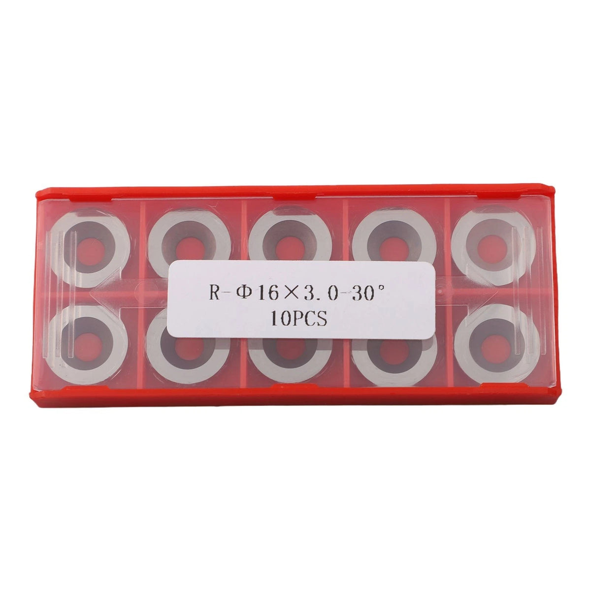 Set of 10 Round Carbide Cutters for Precise Cuts