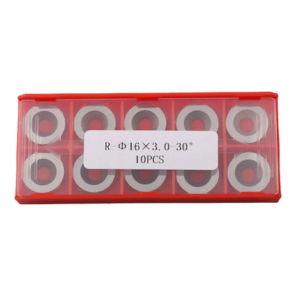 Set of 10 Round Carbide Cutters for Precise Cuts