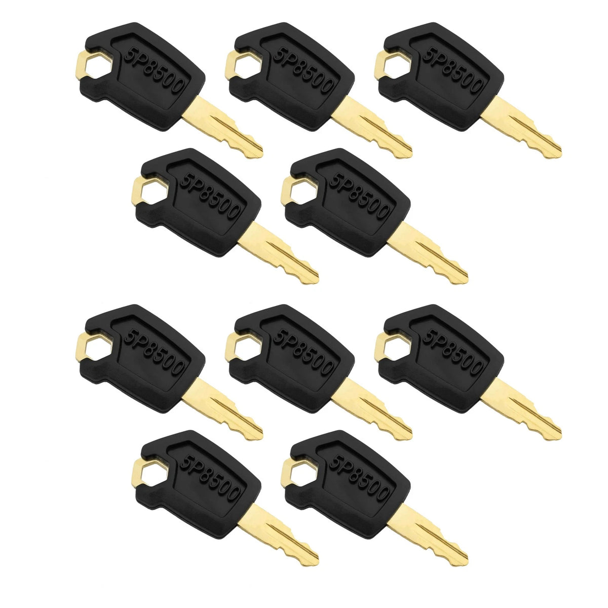 10X Ignition Key for Caterpillar Wheel Tractor Scraper (5P8500)