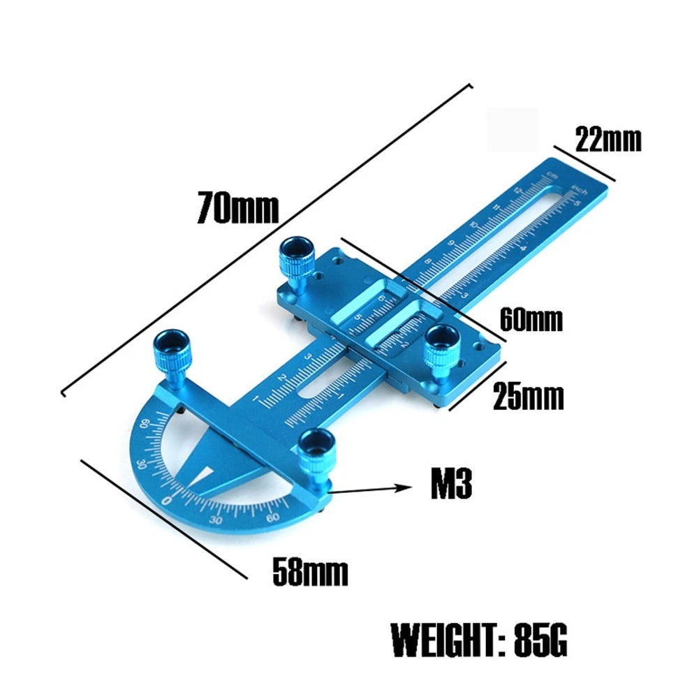 Aluminum Remote Control Car Height Gauge for Bike Setup Tool