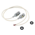 12V LED License Plate Light for Motorcycle Universal (Chrome)