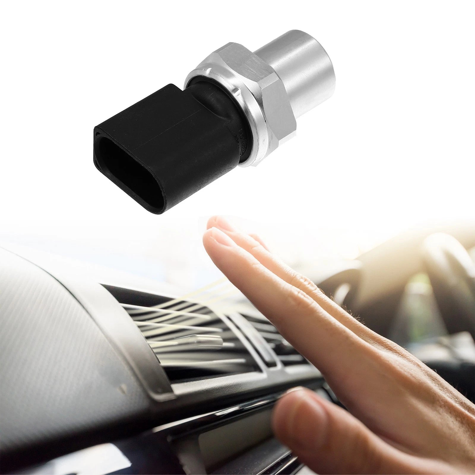 Air Conditioner Pressure Sensor Switch for Audi A3 A4 A5 (2003–2019)