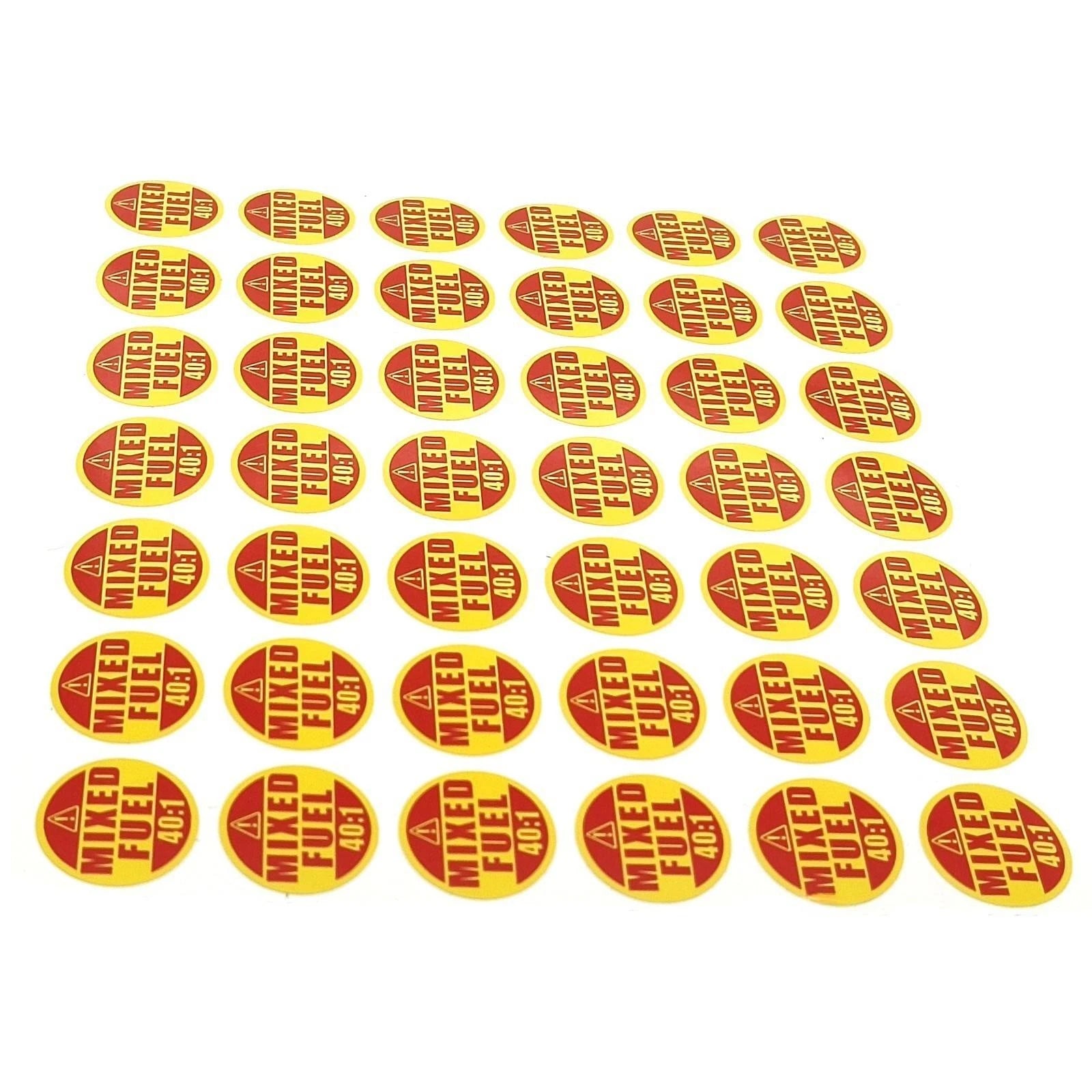 Mixed Fuel 40:1 Sticker for