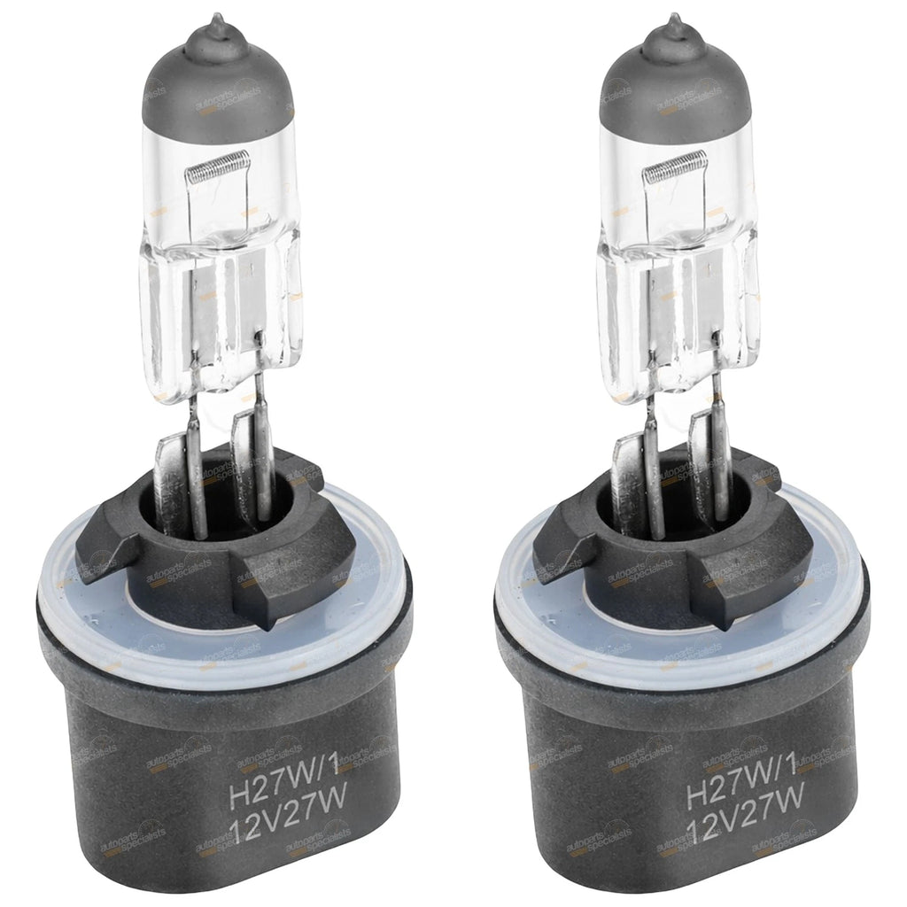 2x Halogen Bulbs H27W/1 12V 27W for Headlight Headlamp