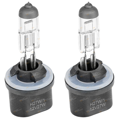 2x Halogen Bulbs H27W/1 12V 27W for Headlight Headlamp