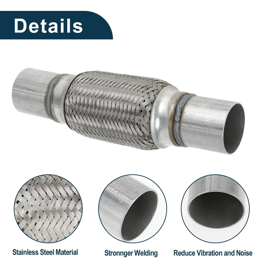Exhaust Flex Pipe 1.88 Inch OD for Universal Applications