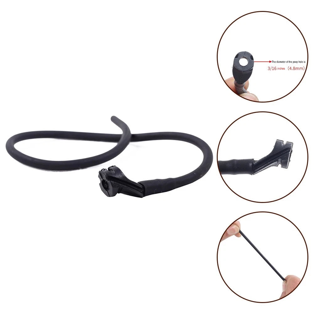 Black Bow Peep Hole Sight for Improved Accuracy (Hunting)